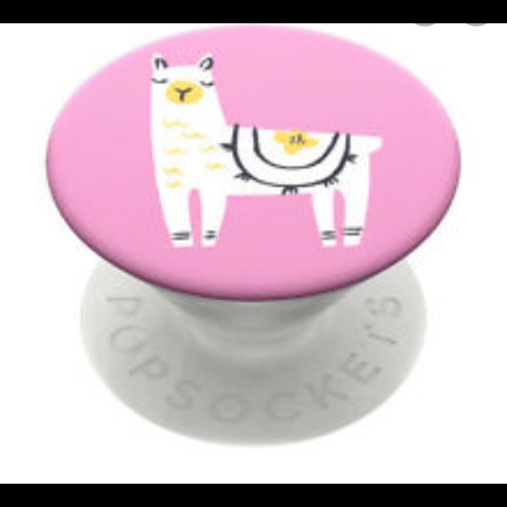 Llama Pink Popsocket